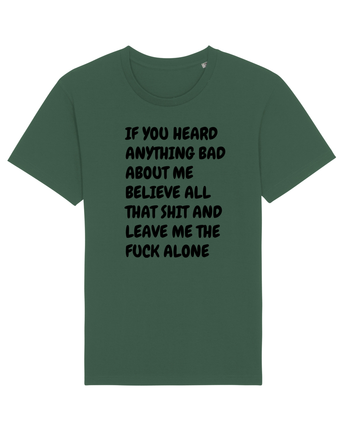 Tricou mânecă scurtă Unisex Rocker Bottle Green