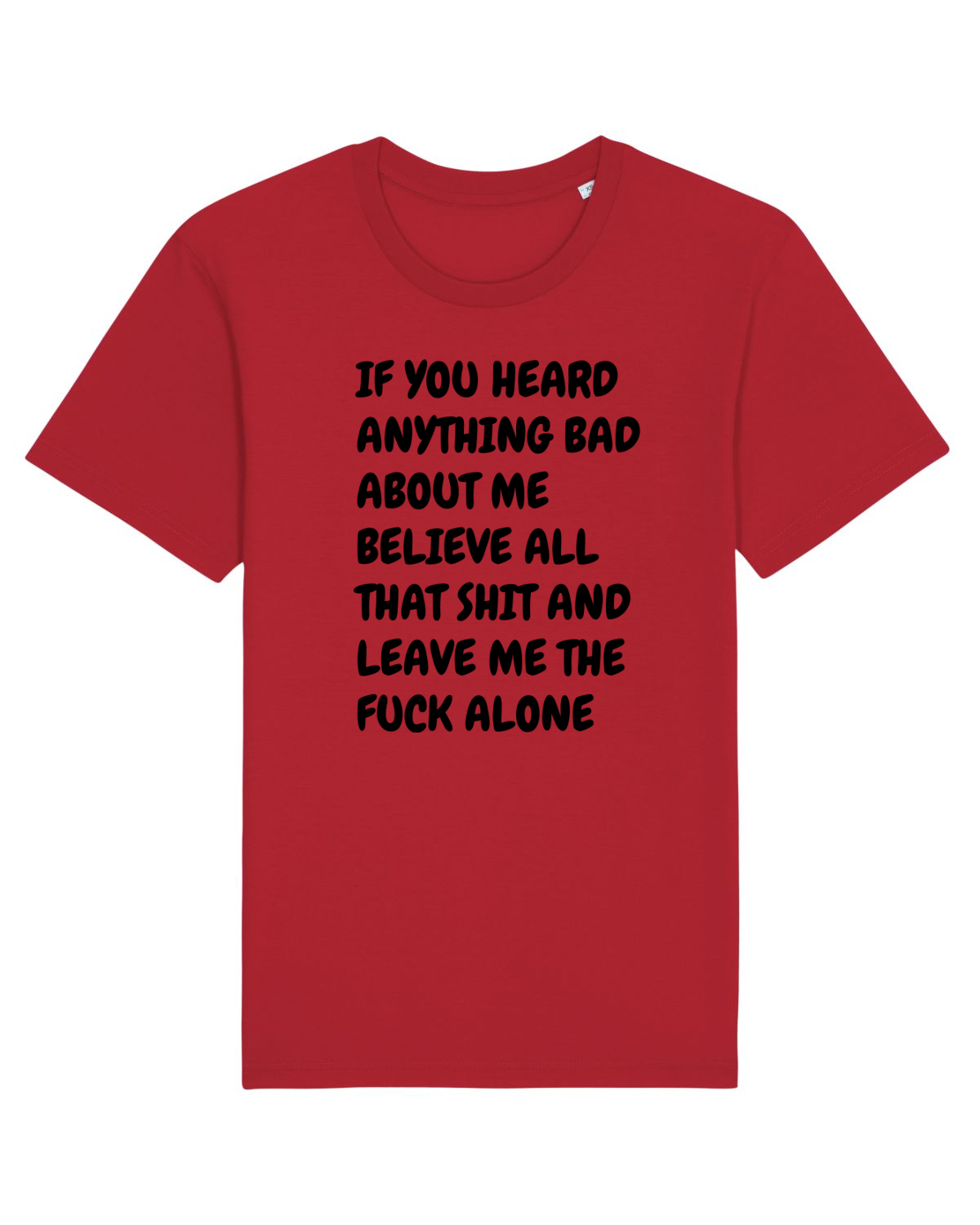 Tricou mânecă scurtă Unisex Rocker Red