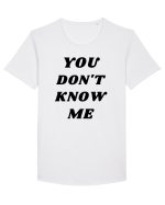 You don't know me... Tricou mânecă scurtă guler larg Bărbat Skater
