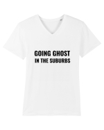 Going ghost in the suburbs Tricou mânecă scurtă guler V Bărbat Presenter