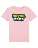 Nu știu, boss! Tricou mânecă scurtă  Copii Mini Creator