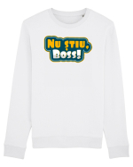 Nu știu, boss! Bluză mânecă lungă Unisex Rise