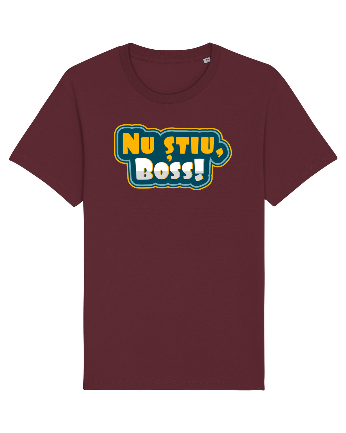 Tricou mânecă scurtă Unisex Rocker Burgundy