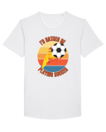 Pentru Iubitorii De Football  Tricou mânecă scurtă guler larg Bărbat Skater