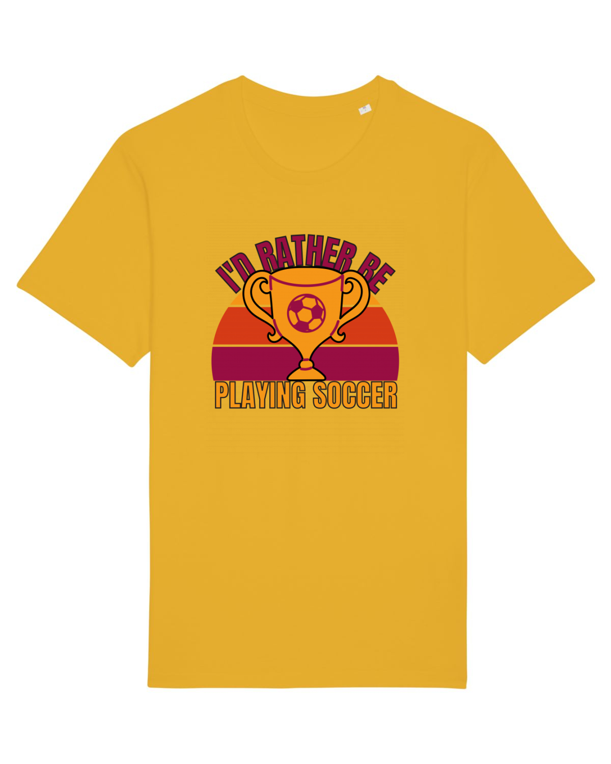 Tricou mânecă scurtă Unisex Rocker Spectra Yellow