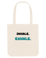 Inhale exhale Sacoșă textilă