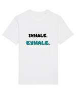 Inhale exhale Tricou mânecă scurtă Unisex Rocker