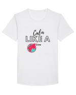 Calm like a bomb Tricou mânecă scurtă guler larg Bărbat Skater