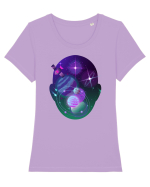 Space In My Mind Tricou mânecă scurtă guler larg fitted Damă Expresser