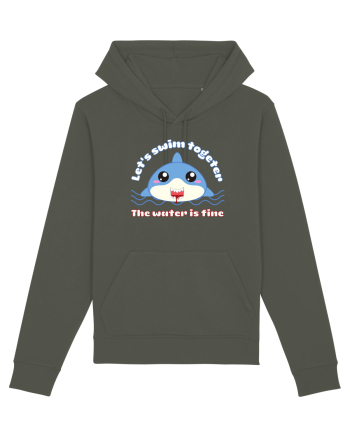 Funny Kawaii Shark Khaki