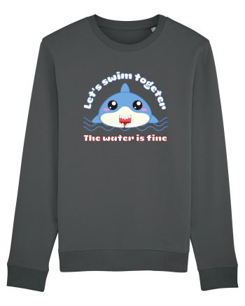 Funny Kawaii Shark Anthracite