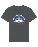 Funny Kawaii Shark Tricou mânecă scurtă Unisex Rocker