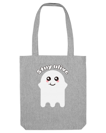 Funny Kawaii Ghost Heather Grey