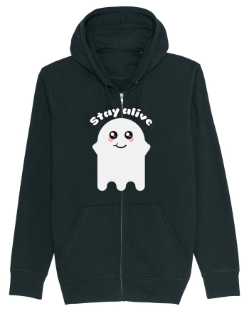Funny Kawaii Ghost Black