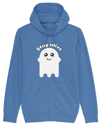 Funny Kawaii Ghost Bright Blue