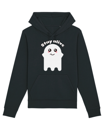 Funny Kawaii Ghost Black