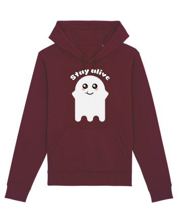 Funny Kawaii Ghost Burgundy