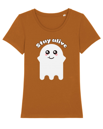 Funny Kawaii Ghost Roasted Orange