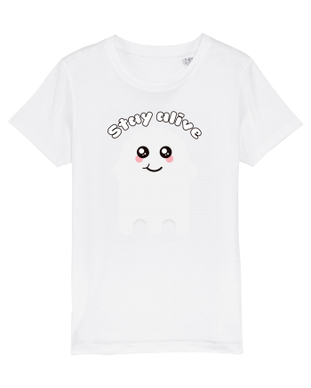 Funny Kawaii Ghost White