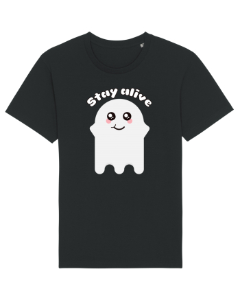 Funny Kawaii Ghost Black