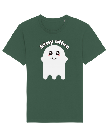 Funny Kawaii Ghost Bottle Green