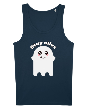 Funny Kawaii Ghost Navy