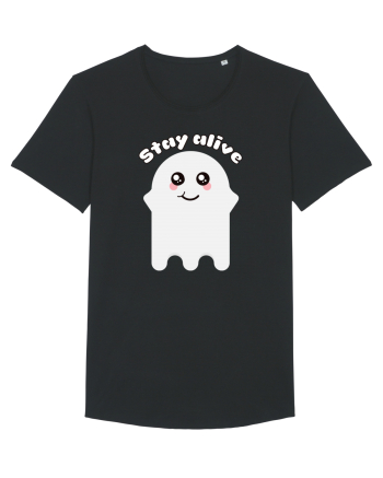 Funny Kawaii Ghost Black