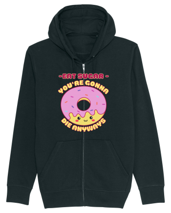 Funny Kawaii Food Black