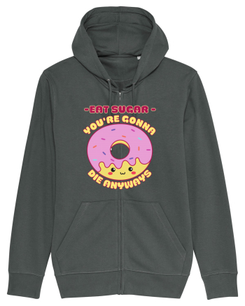 Funny Kawaii Food Anthracite