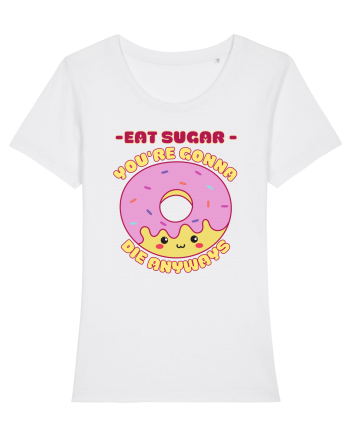 Funny Kawaii Food White
