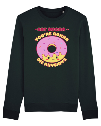 Funny Kawaii Food Black