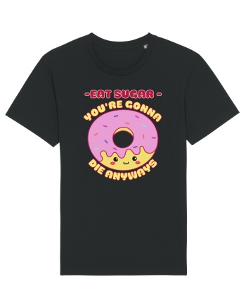 Funny Kawaii Food Black