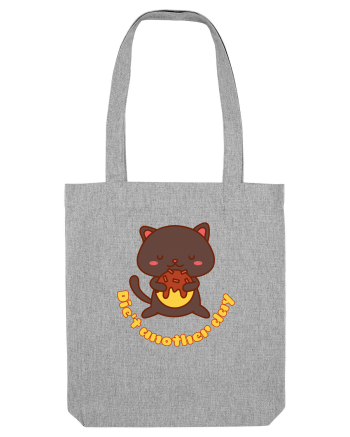 Funny Kawaii Cat Heather Grey
