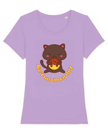 Funny Kawaii Cat Lavender Dawn