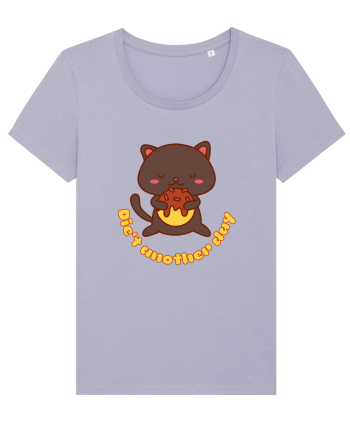 Funny Kawaii Cat Lavender