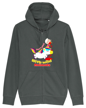 Funny Kawaii Unicorn Anthracite