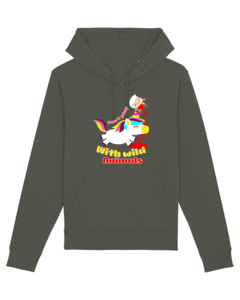 Funny Kawaii Unicorn Khaki