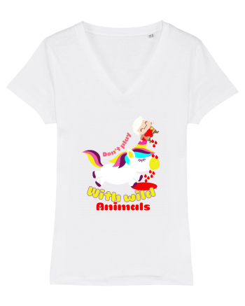 Funny Kawaii Unicorn White