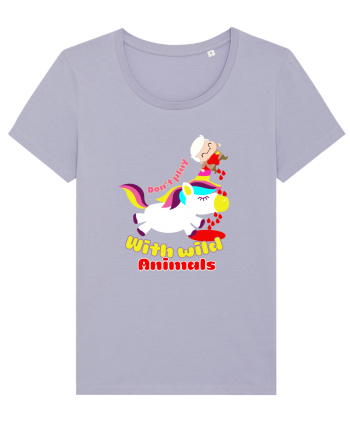 Funny Kawaii Unicorn Lavender
