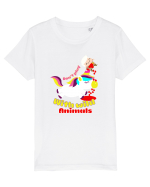 Funny Kawaii Unicorn Tricou mânecă scurtă  Copii Mini Creator