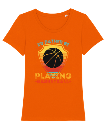 For Basketball Lovers Bright Orange