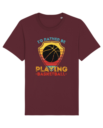 For Basketball Lovers Burgundy