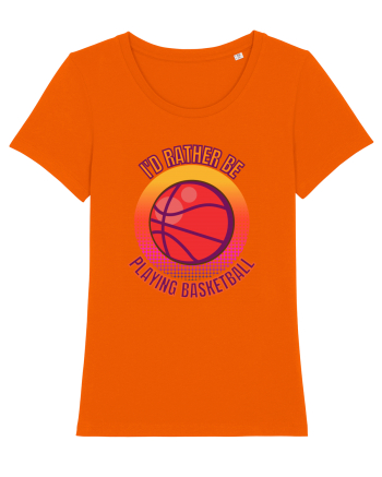 For Basketball Lovers Bright Orange