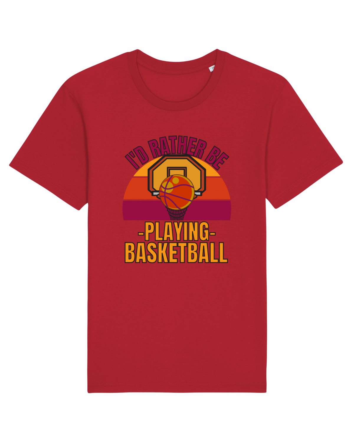 Tricou mânecă scurtă Unisex Rocker Red