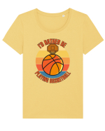 For Basketball Lovers Tricou mânecă scurtă guler larg fitted Damă Expresser