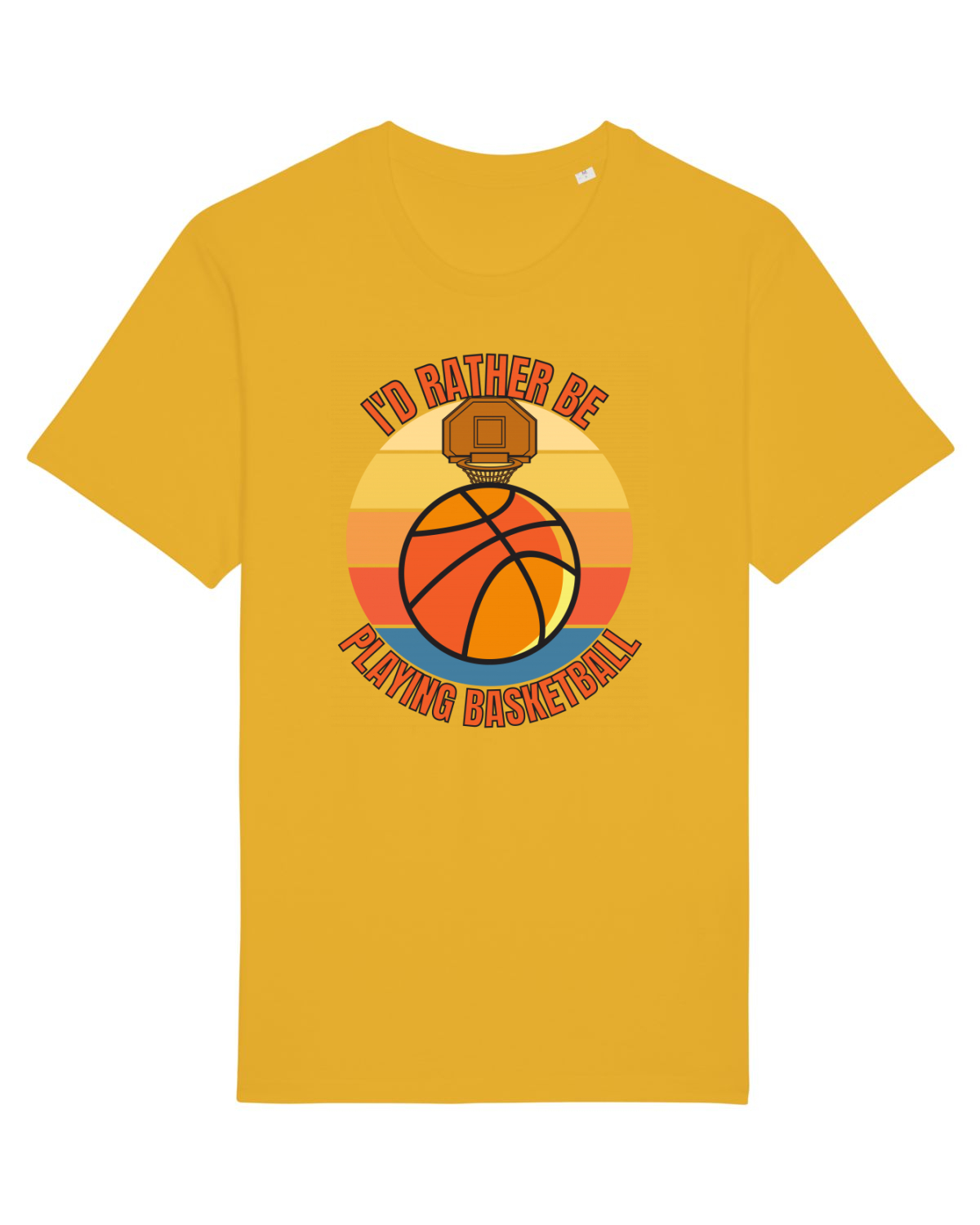 Tricou mânecă scurtă Unisex Rocker Spectra Yellow
