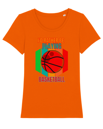 For Basketball Lovers Bright Orange