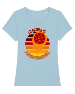 For Basketball Lovers Tricou mânecă scurtă guler larg fitted Damă Expresser