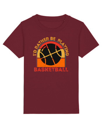 For Basketball Lovers Burgundy