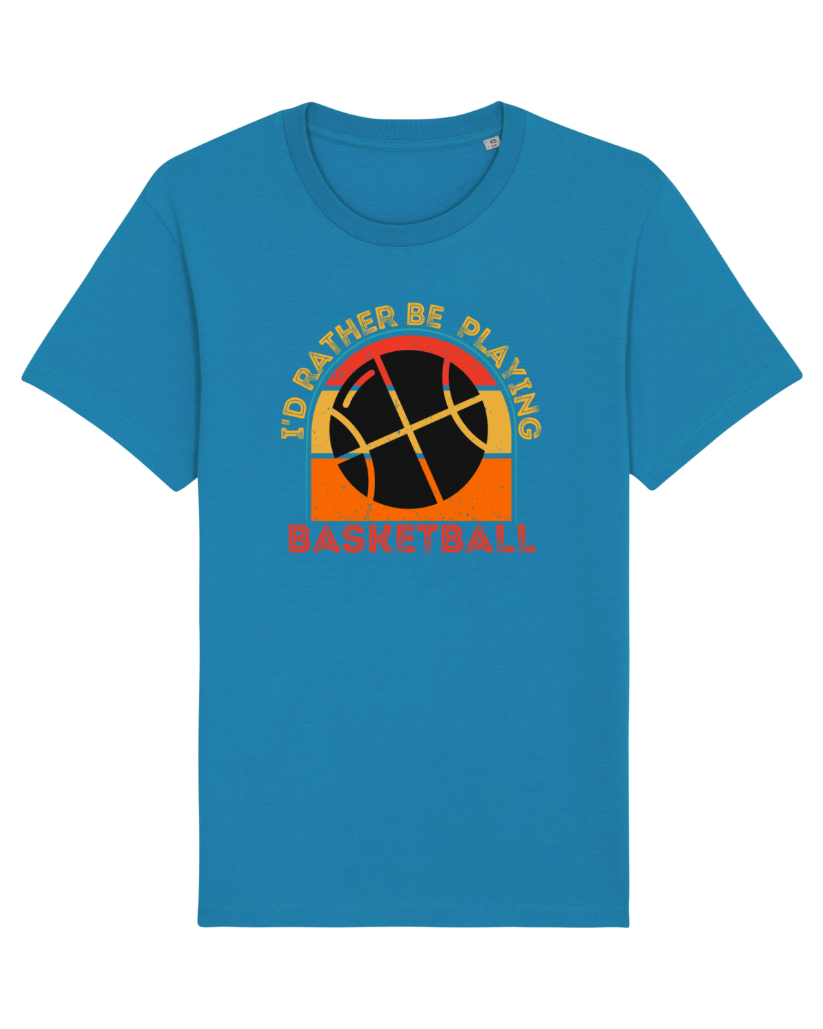 Tricou mânecă scurtă Unisex Rocker Azur